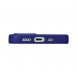 iCarer Litchi Premium Leather Case iPhone 14 Magnetic Leather Case with MagSafe Dark Blue