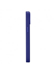iCarer Litchi Premium Leather Case iPhone 14 Magnetic Leather Case with MagSafe Dark Blue