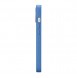 iCarer Litchi Premium Leather Case iPhone 14 Magnetic Leather Case with MagSafe Light Blue