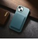 iCarer Litchi Premium Leather Case iPhone 14 Magnetic Leather Case with MagSafe Green