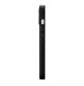 iCarer Litchi Premium Leather Case iPhone 14 Magnetic Leather Case with MagSafe Black
