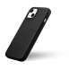 iCarer Litchi Premium Leather Case iPhone 14 Magnetic Leather Case with MagSafe Black