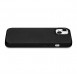iCarer Litchi Premium Leather Case iPhone 14 Magnetic Leather Case with MagSafe Black