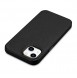 iCarer Litchi Premium Leather Case iPhone 14 Magnetic Leather Case with MagSafe Black