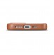 iCarer Case Leather Case Cover for iPhone 14 Brown