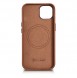 iCarer Case Leather Case Cover for iPhone 14 Brown