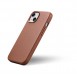 iCarer Case Leather Case Cover for iPhone 14 Brown