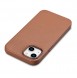 iCarer Case Leather Case Cover for iPhone 14 Brown