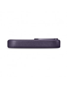 iCarer Case Leather Cover Case for iPhone 14 Dark Purple