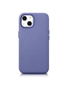 iCarer Case Leather Case Cover for iPhone 14 Light Purple