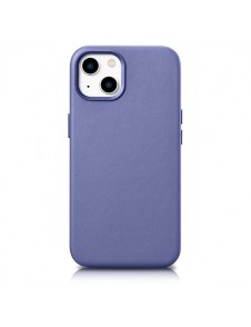 iCarer Case Leather Case Cover for iPhone 14 Light Purple