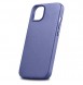 iCarer Case Leather Case Cover for iPhone 14 Light Purple