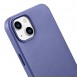 iCarer Case Leather Case Cover for iPhone 14 Light Purple