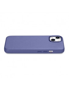 iCarer Case Leather Case Cover for iPhone 14 Light Purple