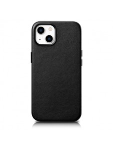 iCarer Case Leather cover for iPhone 14 black