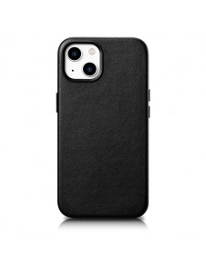 iCarer Case Leather cover for iPhone 14 black