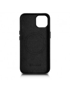 iCarer Case Leather cover for iPhone 14 black