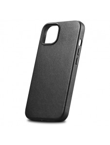 iCarer Case Leather cover for iPhone 14 black