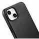 iCarer Case Leather cover for iPhone 14 black