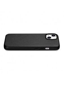 iCarer Case Leather cover for iPhone 14 black