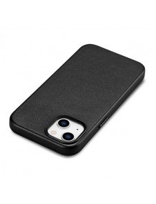 iCarer Case Leather cover for iPhone 14 black