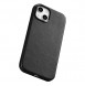 iCarer Case Leather cover for iPhone 14 black