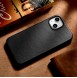 iCarer Case Leather cover for iPhone 14 black