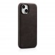 iCarer Oil Wax Premium Leather Case magnetic leather case iPhone 14 with MagSafe brown