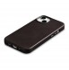iCarer Oil Wax Premium Leather Case magnetic leather case iPhone 14 with MagSafe brown