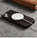 iCarer Oil Wax Premium Leather Case magnetic leather case iPhone 14 with MagSafe brown