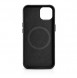 iCarer Oil Wax Premium Leather Case iPhone 14 Magnetic Leather Case with MagSafe Black