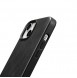 iCarer Oil Wax Premium Leather Case iPhone 14 Magnetic Leather Case with MagSafe Black