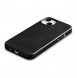iCarer Oil Wax Premium Leather Case iPhone 14 Magnetic Leather Case with MagSafe Black