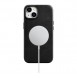 iCarer Oil Wax Premium Leather Case iPhone 14 Magnetic Leather Case with MagSafe Black