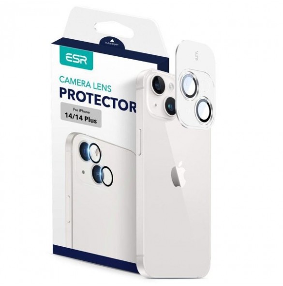 TEMPERED GLASS ESR CAMERA LENS IPHONE 14 / 14 PLUS BLACK