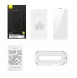 Baseus Tempered Glass for iPhone 14 / 13 Pro / 13 Full Screen with Speaker Cover 0.4mm + Mounting Kit