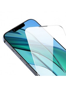 Baseus Tempered Glass for iPhone 14 / 13 Pro / 13 Full Screen with Speaker Cover 0.4mm + Mounting Kit