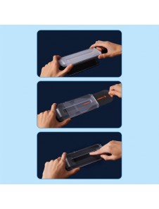 Baseus Tempered Glass for iPhone 14 / 13 Pro / 13 Full Screen with Speaker Cover 0.4mm + Mounting Kit