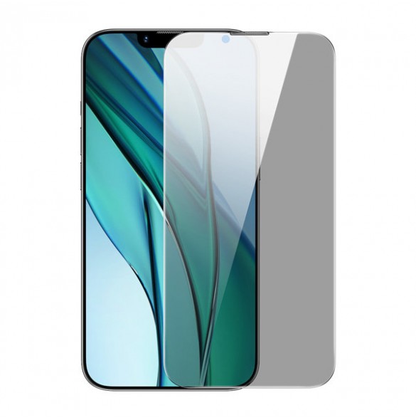 Baseus Privacy Tempered Glass for iPhone 14 / 13 Pro / 13 Full Screen 0.4mm Privacy Filter Anti Spy + Mounting Kit