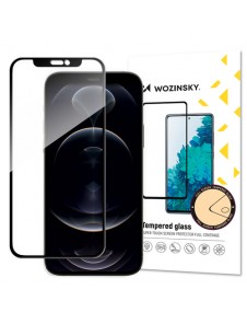 Tempered glass with Case Friendly frame iPhone 14 / 13 Pro / iPhone 13 black
