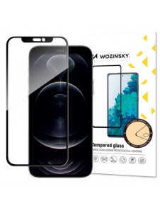 Tempered glass with Case Friendly frame iPhone 14 / 13 Pro / iPhone 13 black