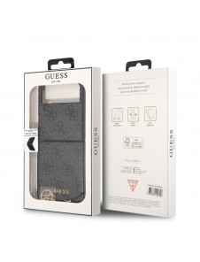 Guess 4G Charms Case for Samsung Galaxy Z Flip 4 Grey