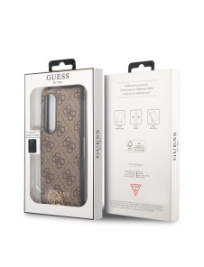 Guess 4G Charms Case for Samsung Galaxy Z Fold 4 Brown