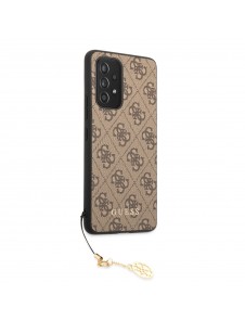 Guess 4G Charms Case for Samsung Galaxy A53 5G Brown