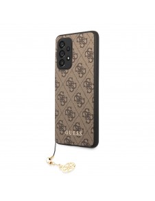 Guess 4G Charms Case for Samsung Galaxy A53 5G Brown