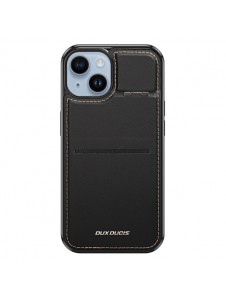 Case for iPhone 14 / iPhone 13 with MagSafe Wallet RFID Blocking Stand Dux Ducis Rafi Mag - Black