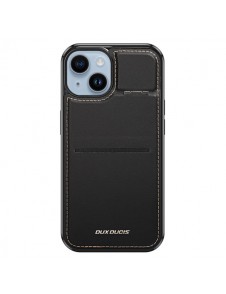 Case for iPhone 14 / iPhone 13 with MagSafe Wallet RFID Blocking Stand Dux Ducis Rafi Mag - Black