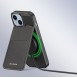 Case for iPhone 14 / iPhone 13 with MagSafe Wallet RFID Blocking Stand Dux Ducis Rafi Mag - Black
