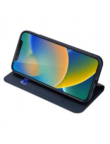 Dux Ducis Skin Pro Holster Flip Cover for iPhone 14 / 13 blue