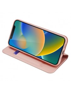 Dux Ducis Skin Pro Holster Flip Cover for iPhone 14 / 13 pink